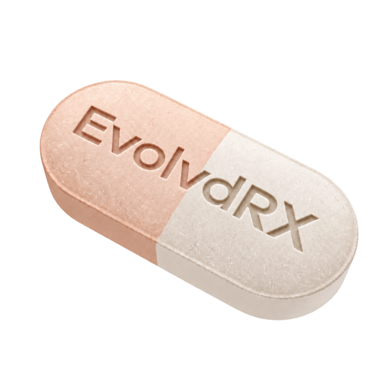 EvolvdRX Progesterone Capsules concept packaging